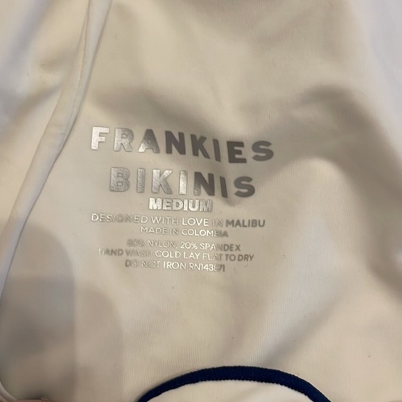 Frankies bikini Farah crop top honeymoon phase size medium - Picture 3 of 5